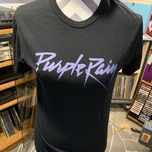 Prince Tops - PRINCE PURPLE RAIN ROCK TEE Prince Tops - PRINCE PURPLE RAIN ROCK TEE